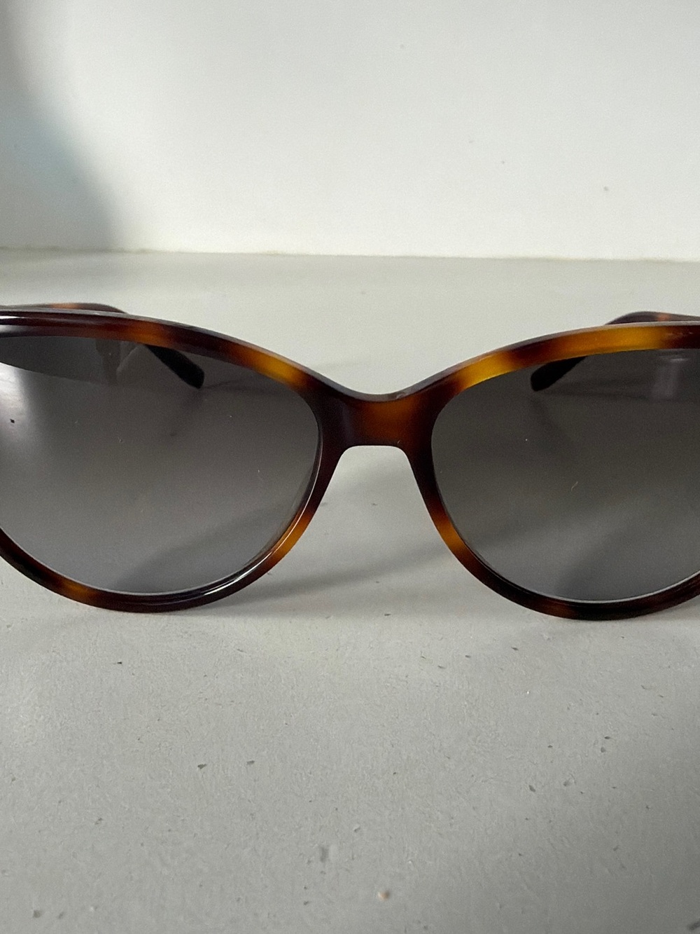 Salvatore Ferragamo Tortoiseshell Sunglasses with Brown Gradient Lenses